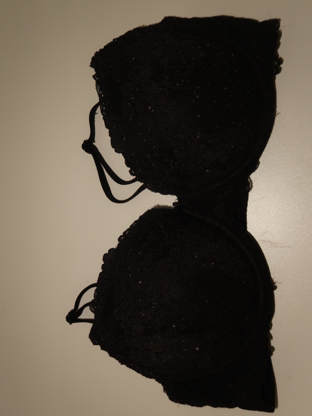 VS Black Lace Push-Up Bra - Women Intimates